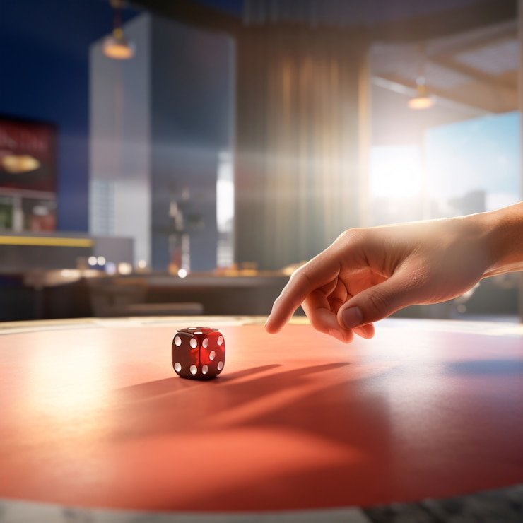 Baccarat live dealer card deal